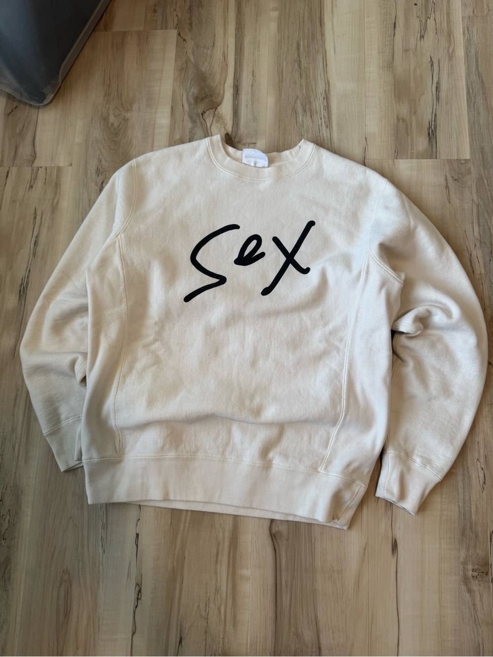 JXDN 2023 Tour I Hope This Never Ends Crewneck Sweatshirt Cream Small